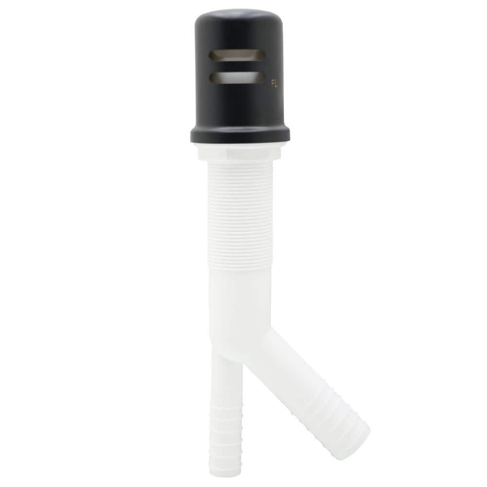Matte Black Brass Air Gap Kit for Kitchen Sink