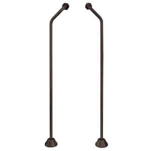 Vintage Double Offset Bath Supply, Oil Rubbed Bronze
