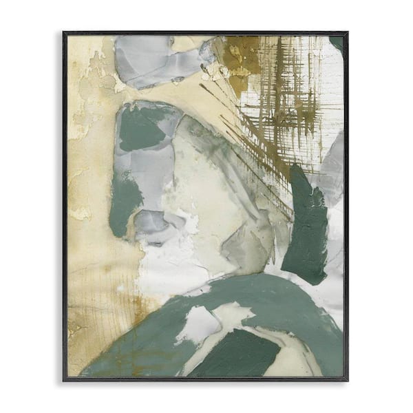 Dynamic Chaotic Abstract by Vanna Lam Black Framed Abstract Giclee Art Print 30 in. x 24 in.