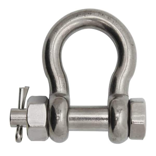 Extreme Max BoatTector Stainless Steel Bolt-Type Anchor Shackle - 3/8"