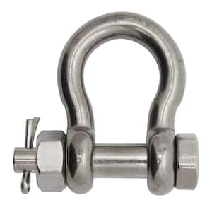 BoatTector Stainless Steel Bolt-Type Anchor Shackle - 1/2"