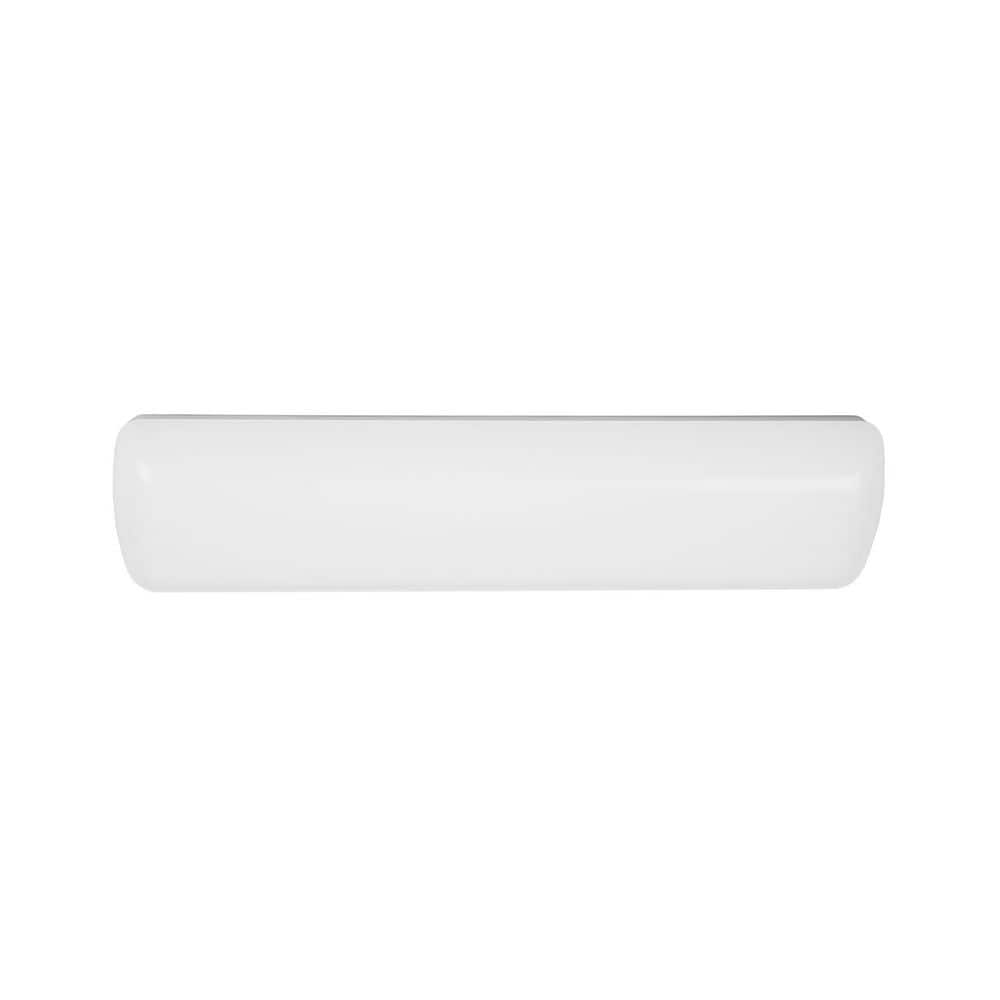 Flo 24 in. 1 Light Selectable 5CCT White LED Bathroom Vanity and Wall Light Bar with White Acrylic Shade price history on PriceWatchPro