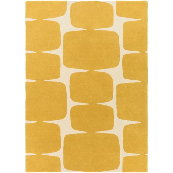 Vorina Mustard 5 ft. x 8 ft. Area Rug