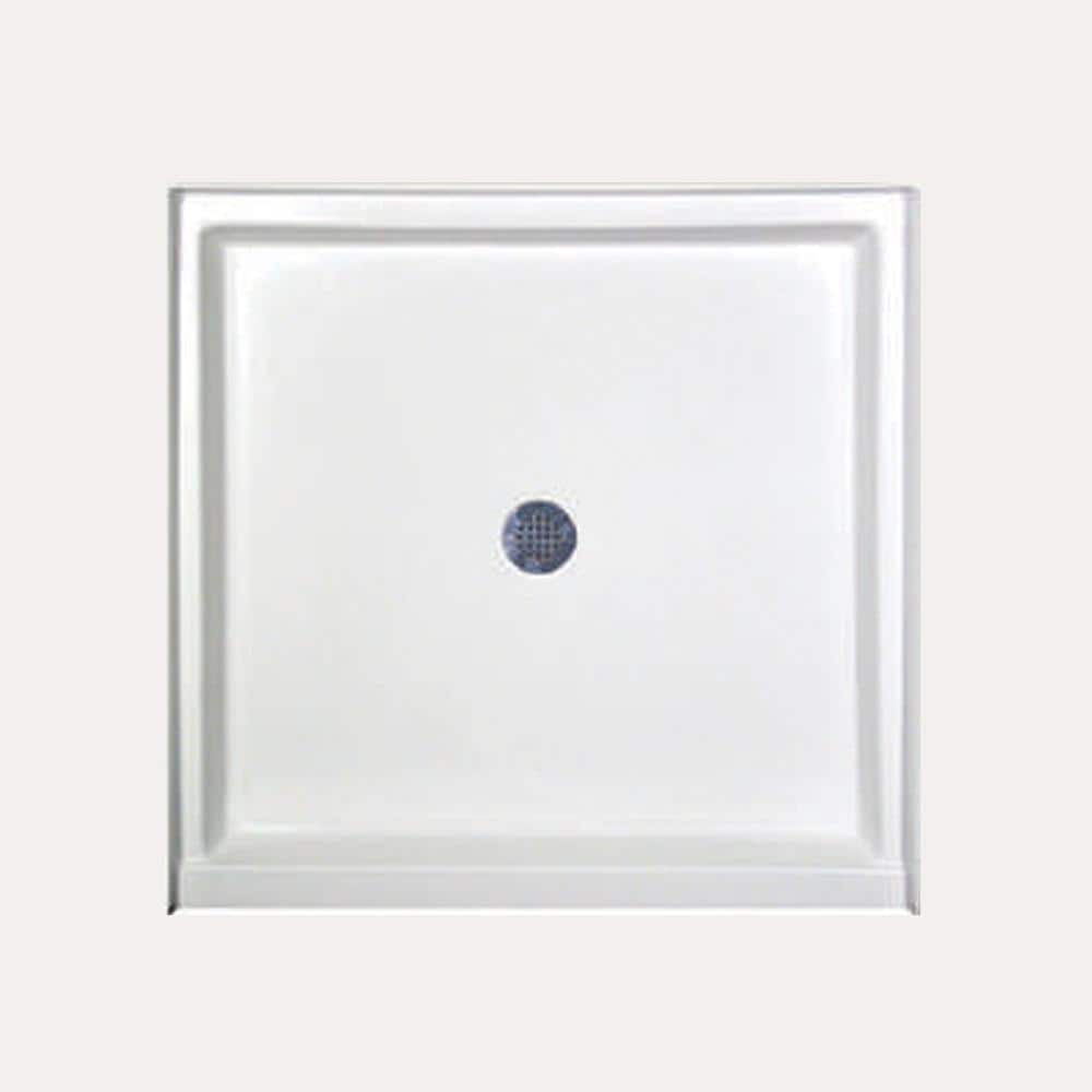 36 in. x 34 in. Single Threshold Shower Base in White price history on PriceWatchPro
