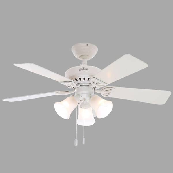 Hunter Beacon Hill 42 in. Indoor White Ceiling Fan with Light
