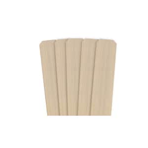 0.40 in. x 5.51 in. x 70.20 in. Cedar Capped Composite Dog Ear Fence Picket (5-Pack)
