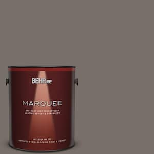 BEHR MARQUEE 1 gal. #BNC-37 Gray Owl Matte Interior Paint ...