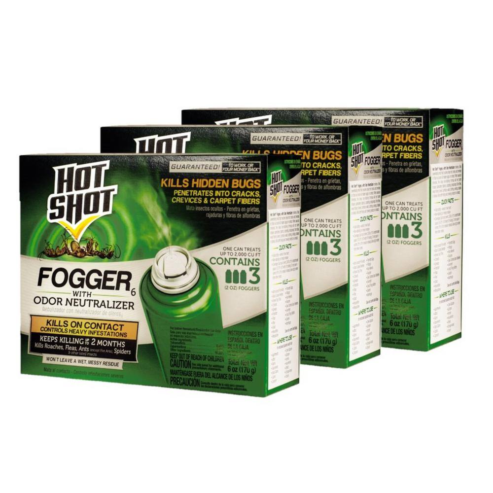 Reviews for Hot Shot 2 oz. Triple Pack Insect Killer Fogger 3Count (3