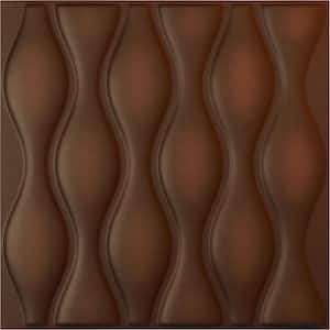 19 5/8 in. x 19 5/8 in. Ariel EnduraWall Decorative 3D Wall Panel, Aged Metallic Rust (12-Pack for 32.04 Sq. Ft.)