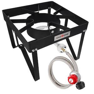 1-Burner Portable Propane Burner for Camping, BBQ, Side Burners