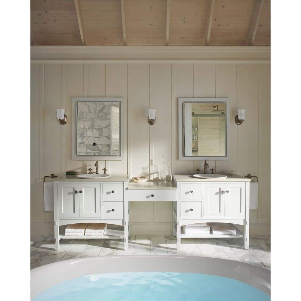 Verdera Sleek 30" Aluminum Frameless Medicine Cabinet with Adjustable Shelves