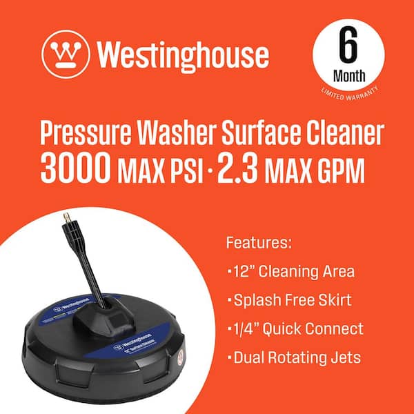 12 in. 3000 PSI Pressure Washer Surface Cleaner