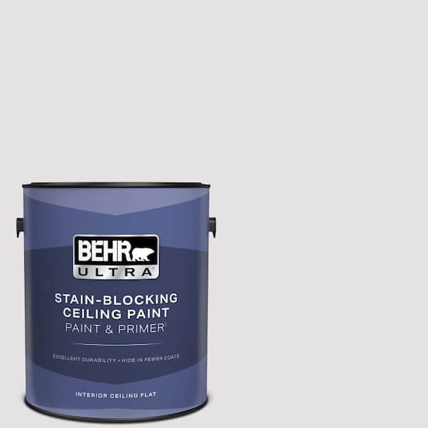 BEHR ULTRA 1 gal. #PR-W02 Early Crocus Ceiling Flat Interior Paint and Primer