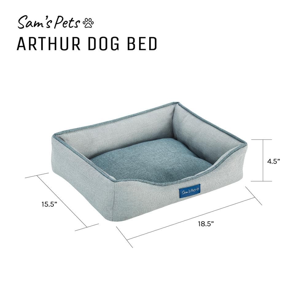 Arthur Extra Small Gray Elevated Outdoor Dog Bed