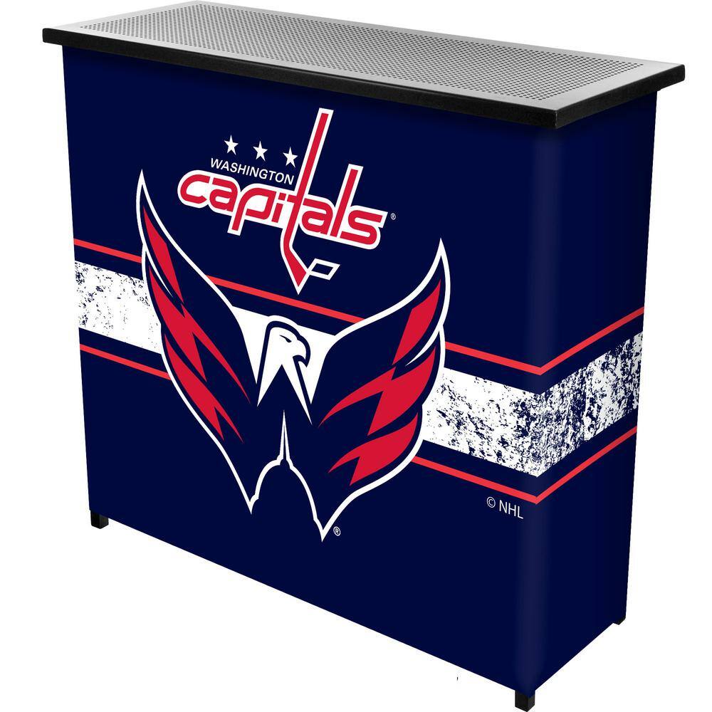 Washington Capitals Logo Blue 36 in. Portable Bar NHL16WC2HD The