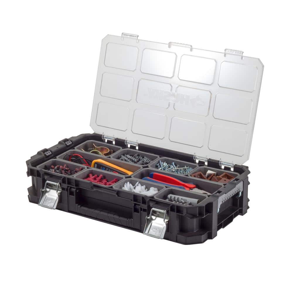 Connect Stackable Portable Heavy Duty Lightweight 10-Compartment Small Tool
