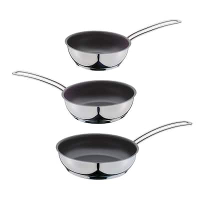 GIBSON HOME Addlestone 3-Piece Pre-Seasoned Cast Iron Skillet Set  985118372M - The Home Depot