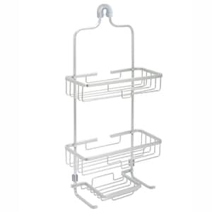 NeverRust Rustproof Aluminum Large Over-the-Shower Caddy in Satin Chrome