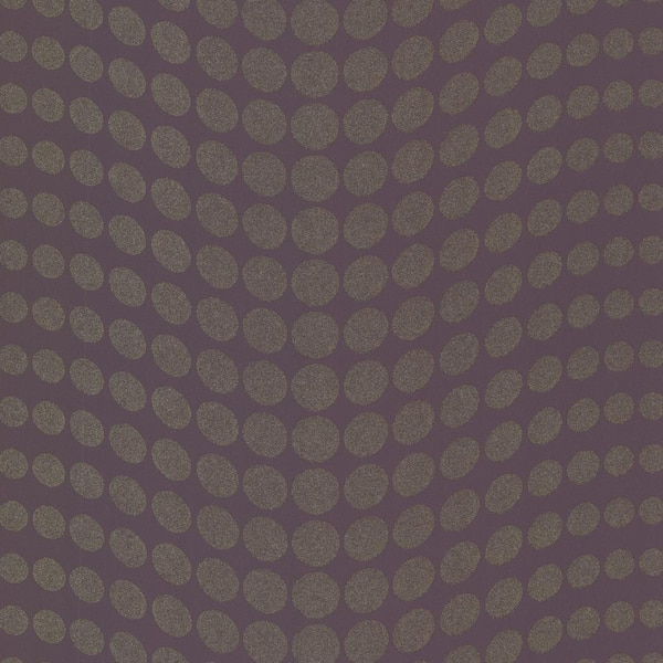 Genesis Purple Dotty Strippable Wallpaper Covers 56.4 sq. ft.
