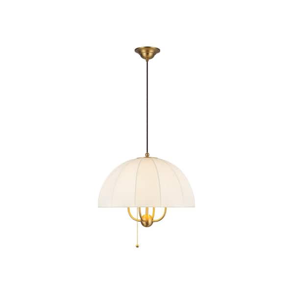 ALORA MOOD Crosby 18-in 4 Light 40-Watt Brushed Gold Pendant Light