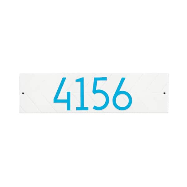 Whitehall Products Modern Herringbone Horizontal Plaque, Standard Wall 1-Line