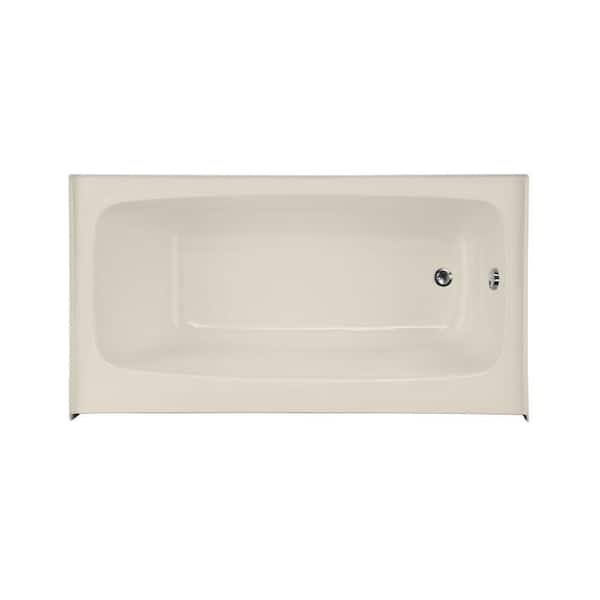 Hydro Systems Trenton 54 in. x 36 in. Right Drain Rectangular Alcove Air Bath Bathtub in Biscuit