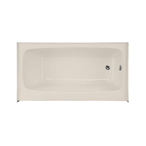 Hydro Systems Trenton 66 in. x 32 in. Right Drain Rectangular Alcove Air Bath Bathtub in Biscuit