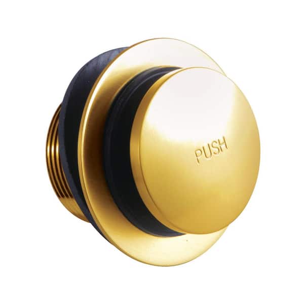 Kingston Brass Toe Tip Bathtub Stopper, Brushed Brass