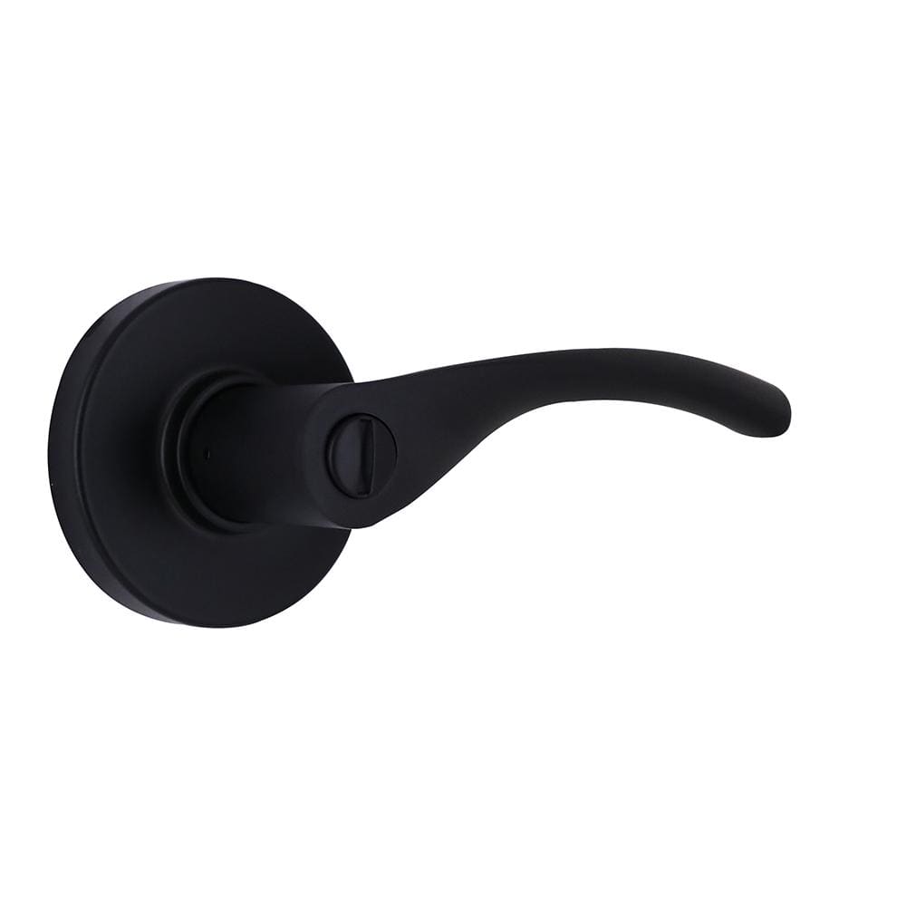 Primrose Matte Black Privacy Bed/Bath Lever