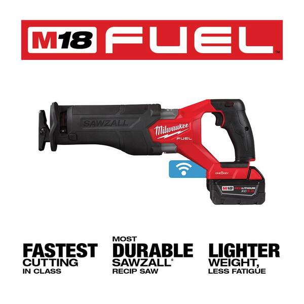 Milwaukee M18 Fuel Sawzall Reciprocating Saw w/ONE-KEY Kit 2822-22