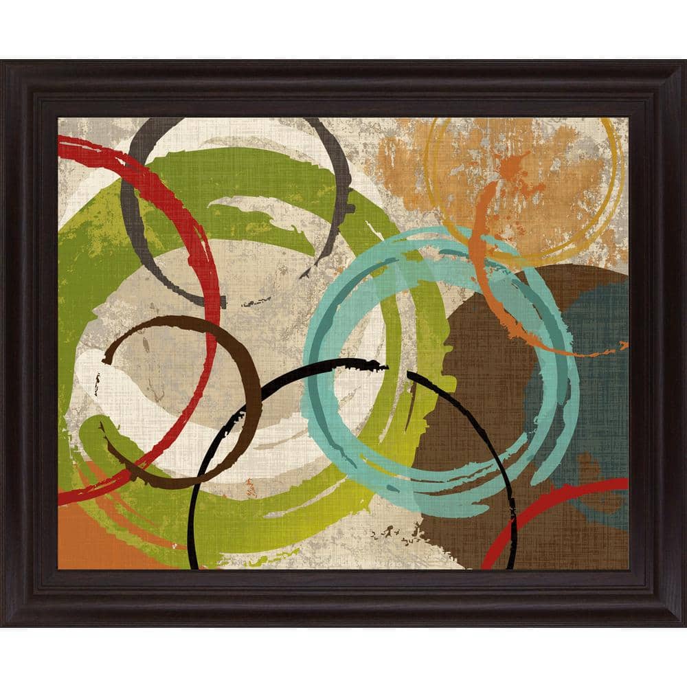 Away We Go I By Katrina Craven Framed Print Abstract Wall Art 28 in. x 34 in. price history on PriceWatchPro
