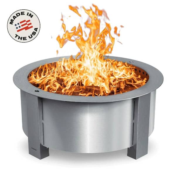 X Series 30 Smokeless Fire Pit in Stainless Steel