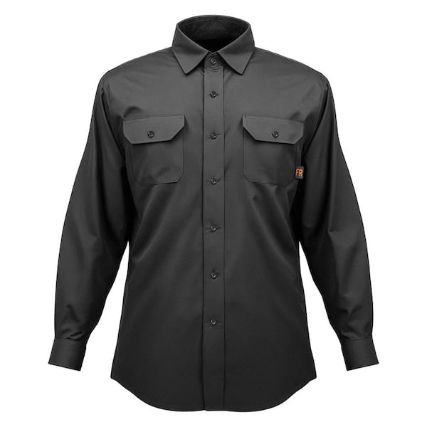 Flame Resistant Welding Jacket, 7 oz. FR Shirts for Men, Machine Washable Cotton Heat-Resistant Welding Shirt