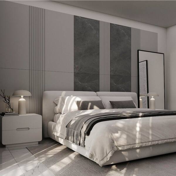 Walls-To-Go 1/8 in. x 2 ft. x 4 ft. Gray Cashmere Set of Composite