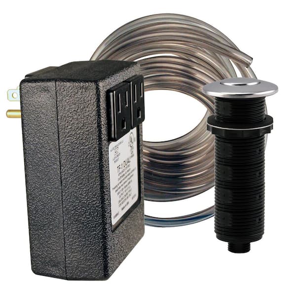 Westbrass Sink Top Waste Disposal Air Switch and Dual Outlet Control