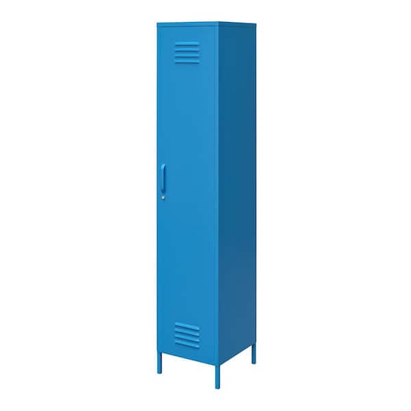 Novogratz 5244810COM Cache Single Metal Locker Storage Cabinet in Blue - 2