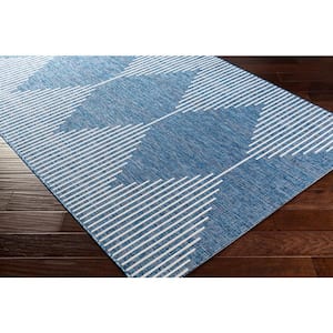 Peroti Navy 6 ft. 7 in. Square Indoor/Outdoor Area Rug