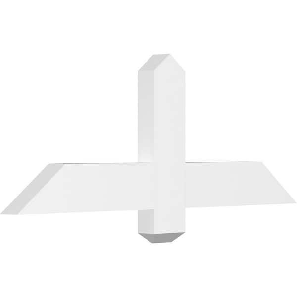 Ekena Millwork Eugene 36 in. W x 13.5 in. H x 2 in. D Signature Polyurethane Bracket