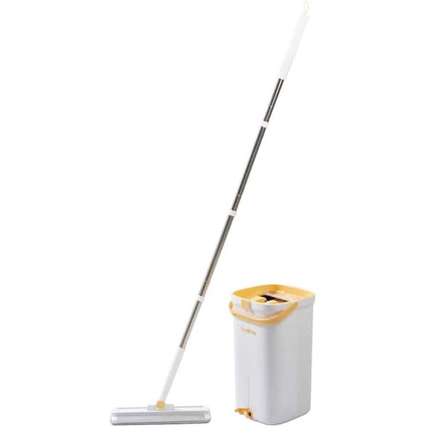 Mop Bucket with Pump System in Lemon