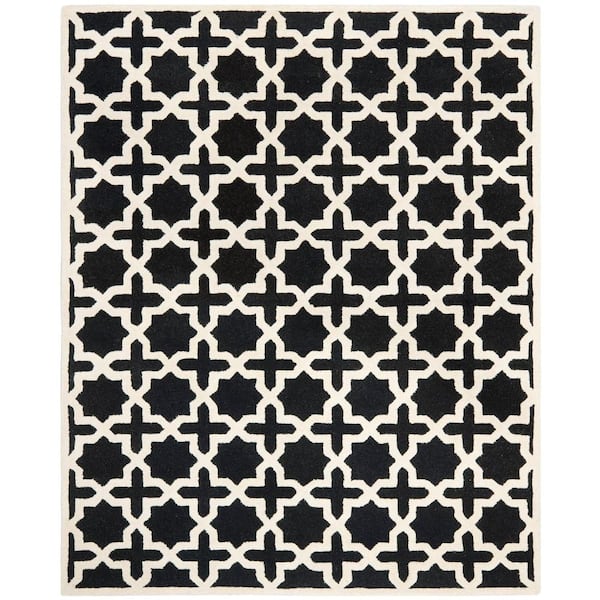SAFAVIEH Cambridge Black/Ivory 11 ft. x 15 ft. Area Rug