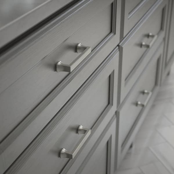 25-Pack Mandara 3-3/4 in. (96 mm) Classic Satin Nickel Cabinet Drawer Bar Pulls
