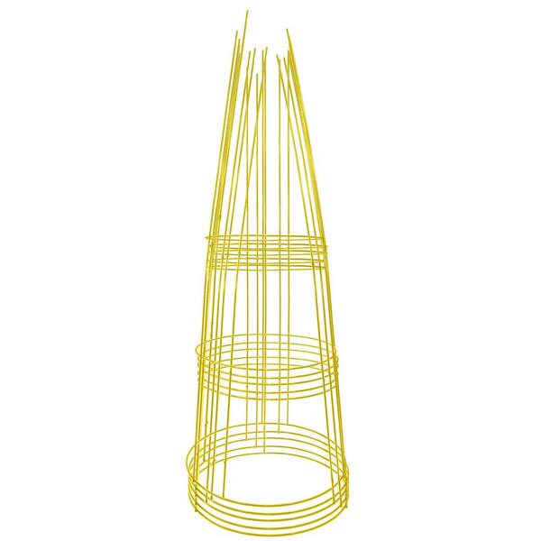 Gardener's Blue Ribbon 42 in. Heavy-Duty Yellow Tomato Cage (5-Pack)