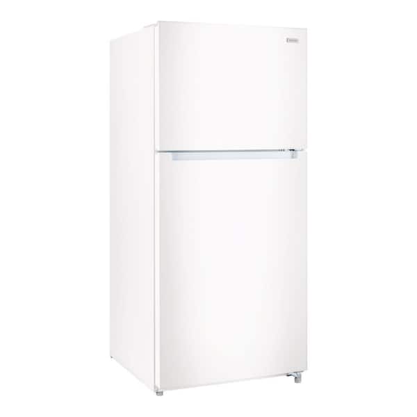 18 cu. ft. Top Freezer Refrigerator in Stainless Steel, Garage Ready