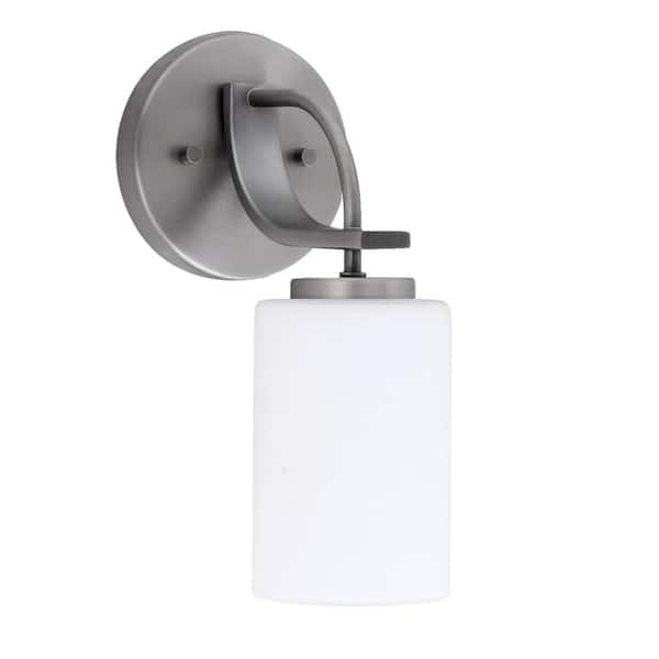Unbranded Olympia 1-Light Graphite Wall Sconce