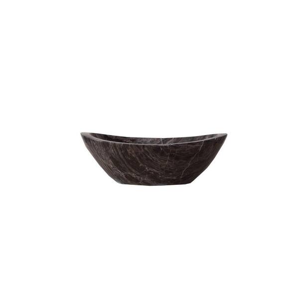 Virtu USA Doris Vessel Sink in Brown-DISCONTINUED