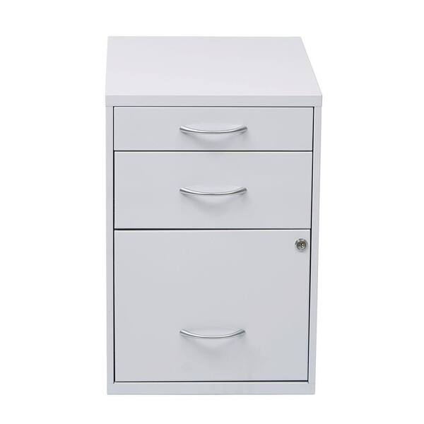 OSP Home Furnishings White File Cabinet