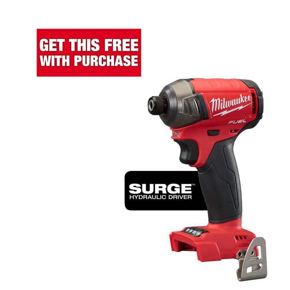 Milwaukee M18 FUEL SURGE 18V Lithium-Ion Brushless Cordless 1/4 in. Hex Impact Driver (Tool-Only) 2760-20 - The Home Depot