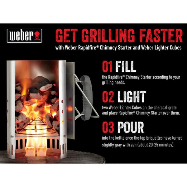 Weber rapidfire outlet chimney starter