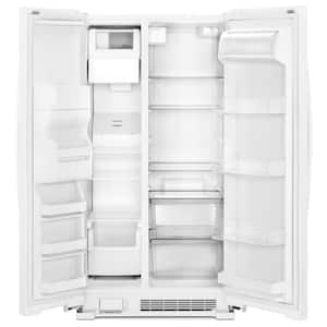 24.6 cu. ft. Side by Side Refrigerator in White