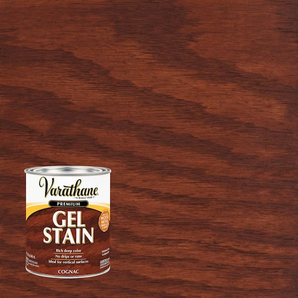 Varathane 1 qt. Cognac Semi-Transparent Gel Interior Wood Stain (Case of 2)